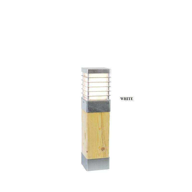 

Уличный столбик Norlys 1403W Halmstad Wood White