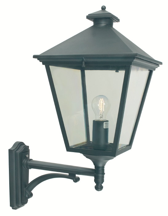 

Настенный светильник Norlys 490B/g London Big Black/green