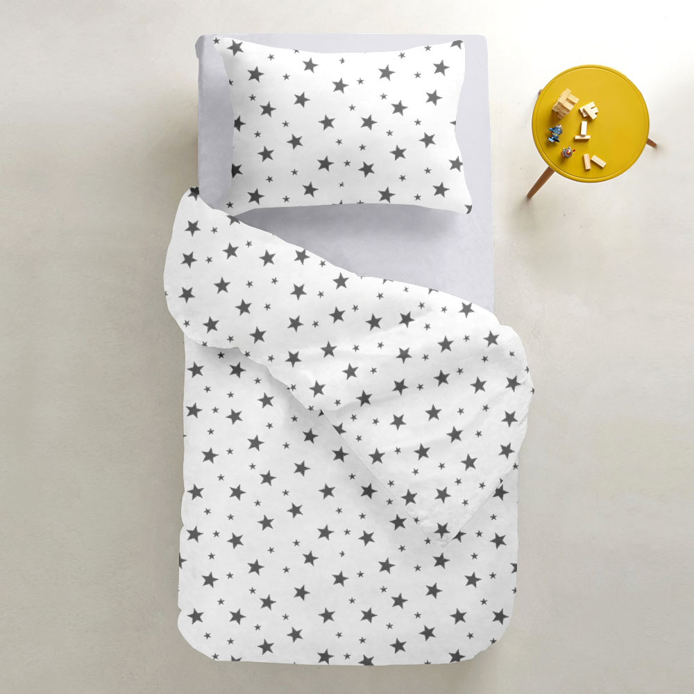 

Комплект постельного белья Cosas натурального Star Big Grey El90 Grey 155х215