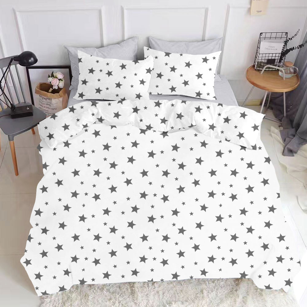 

Комплект постельного белья Cosas натурального Star Big Grey Grey 160х220