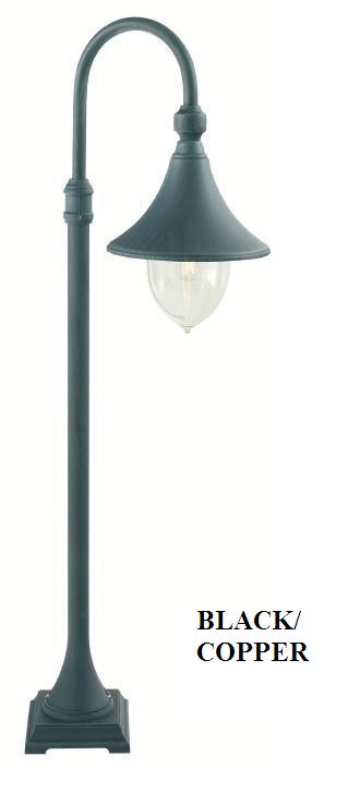 

Уличный столбик Norlys 805B/c Firenze Black/copper