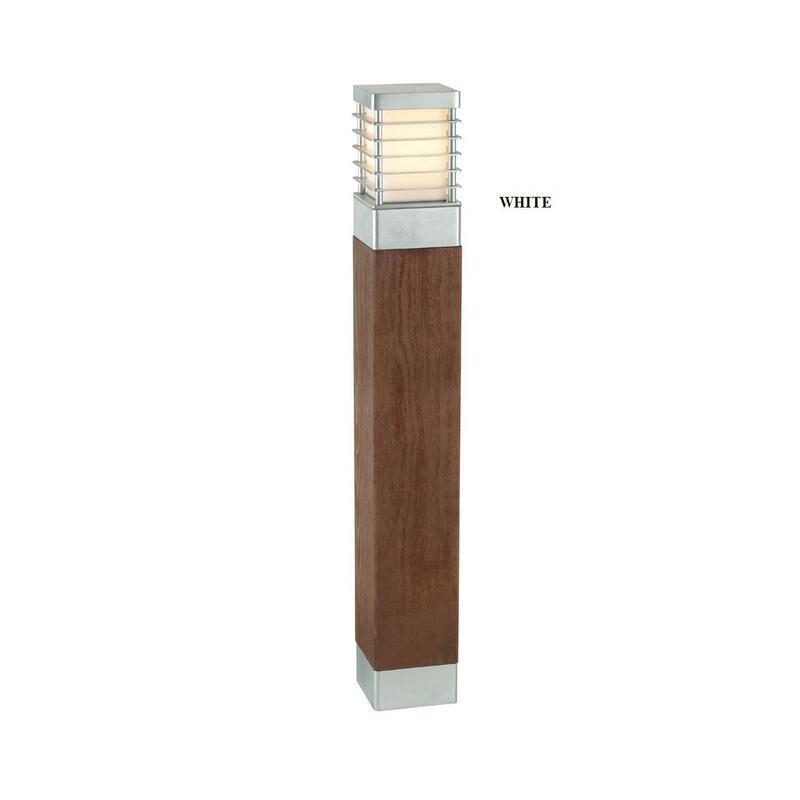 

Уличный столбик Norlys 1410W Halmstad Wood White