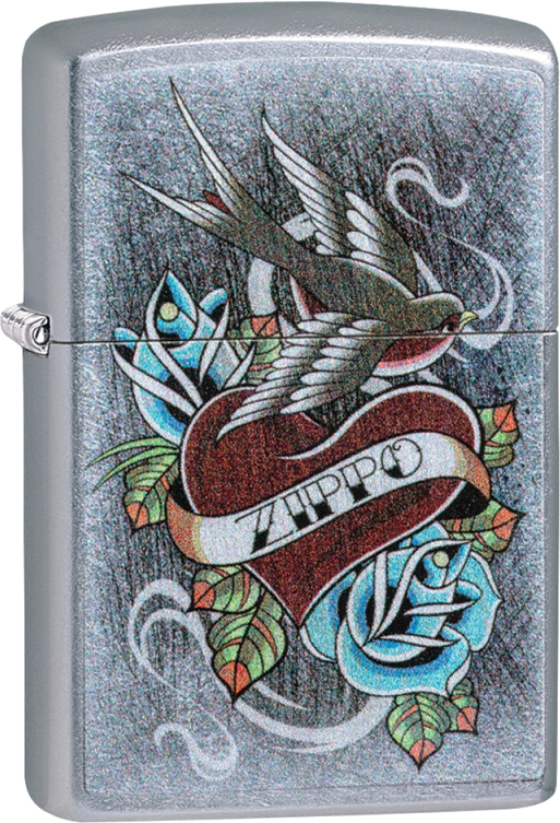 

Зажигалка Zippo 207 Vintage Tattoo Серебристая (Zippo 29874)