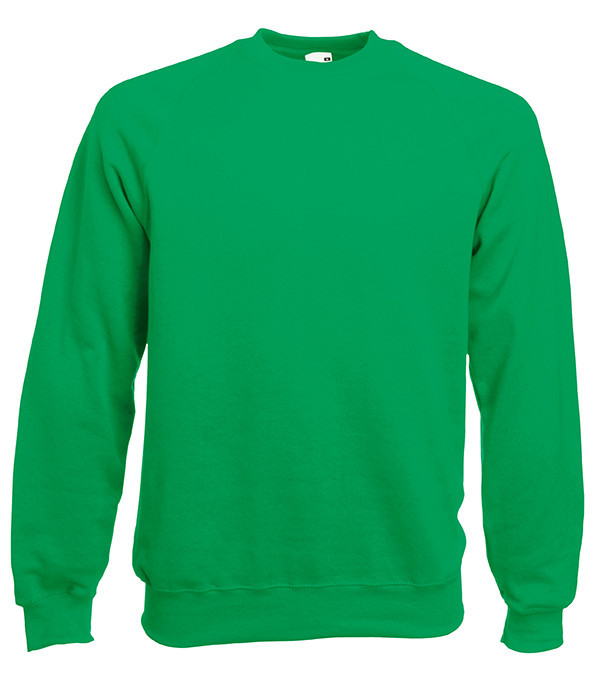 

Свитшот Fruit of the Loom Classic raglan sweat S Ярко-Зеленый