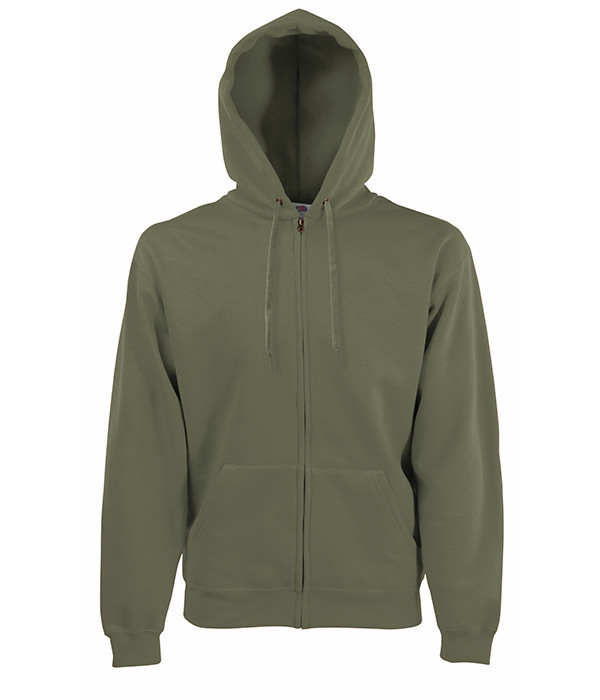 

Толстовка Fruit of the Loom Premium hooded sweat jacket  Оливковый, Толстовка Fruit of the Loom Premium hooded sweat jacket S Оливковый