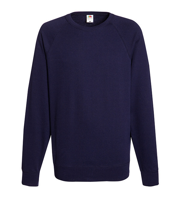 

Свитшот Fruit of the Loom Lightweight raglan sweat M Глубокий Темно-Синий