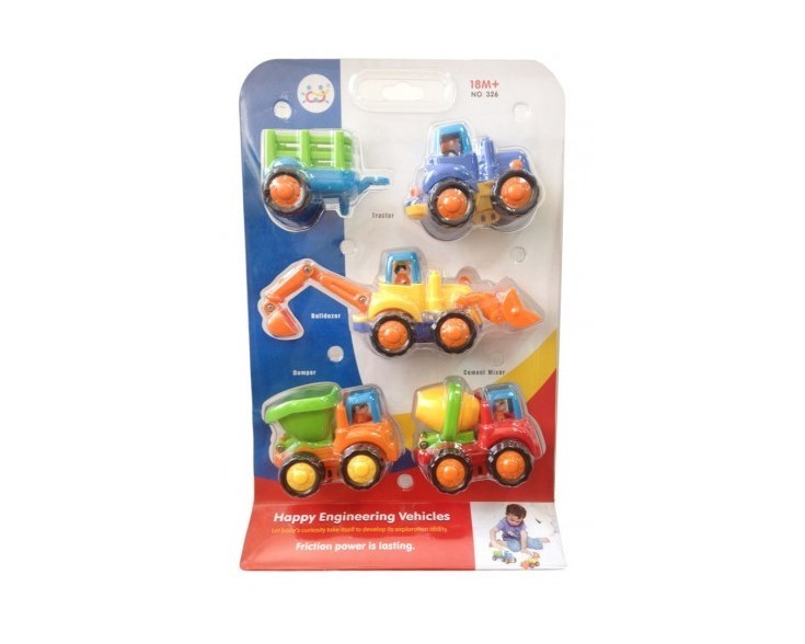 

Набор строительной техники Happy Engineering Vehicles 4в1