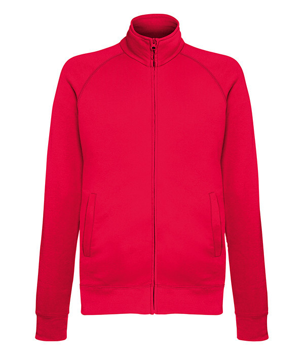 

Толстовка Fruit of the Loom Lightweight sweat jacket XXL Красный