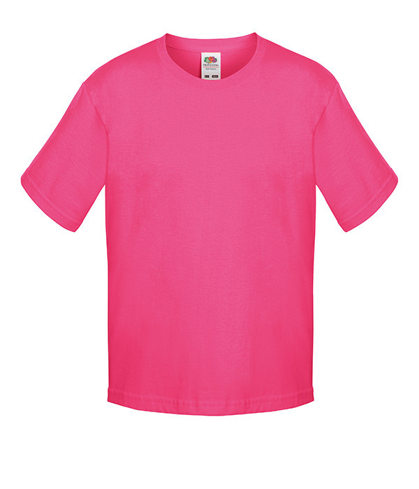 

Футболка Fruit of the Loom Sofspun kids Малиновый 128 см