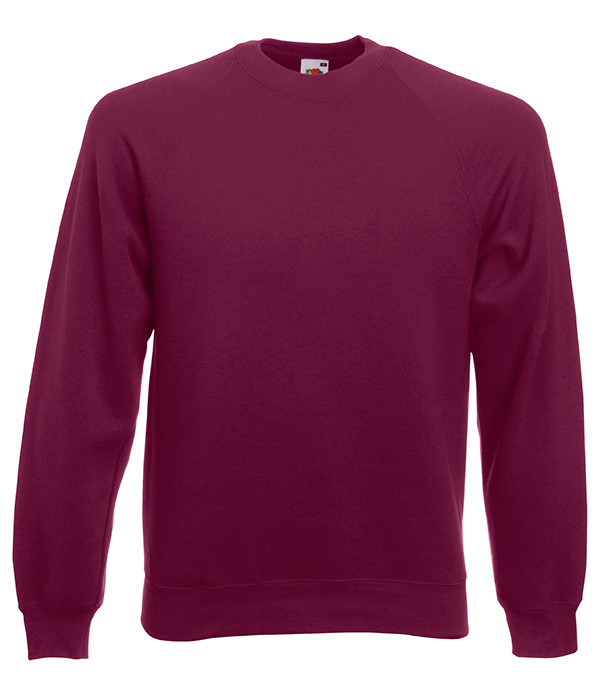 

Свитшот Fruit of the Loom Classic raglan sweat XXL Бордовый