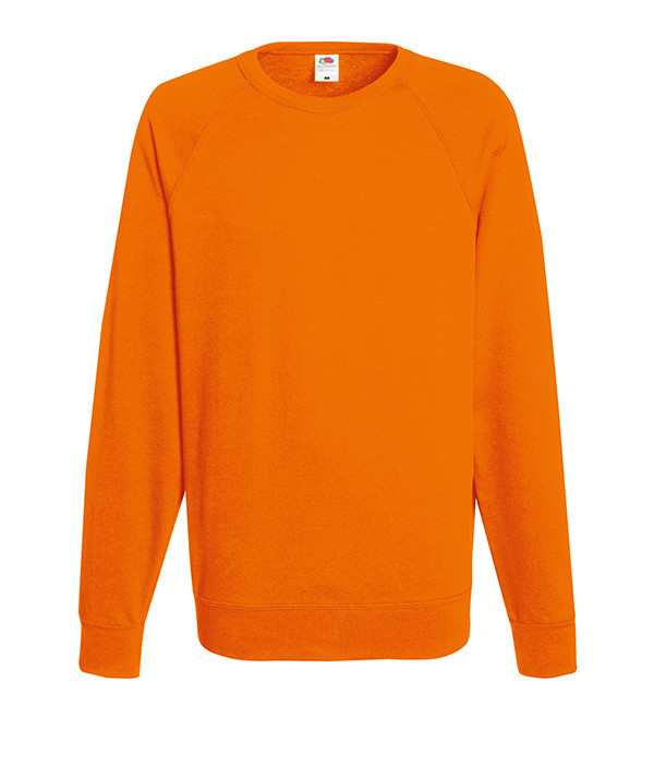 

Свитшот Fruit of the Loom Lightweight raglan sweat M Оранжевый