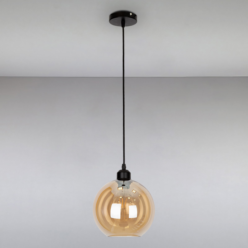 

Люстра подвесная Light House LS-15075-1 BR коричневая