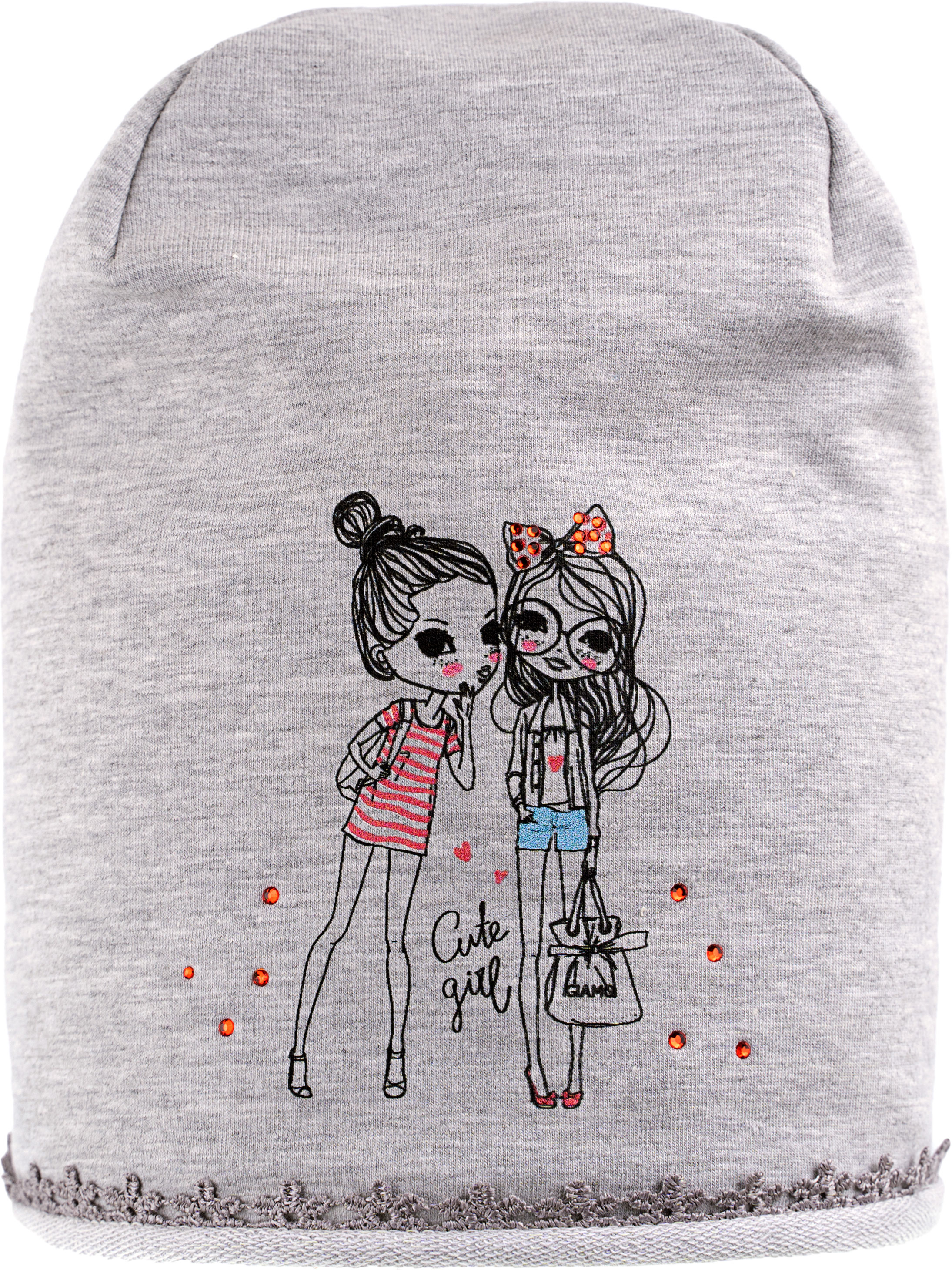 

Демисезонная шапка Giamo Lady Bird LADG7 46-48 см Серая