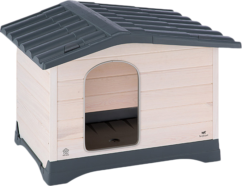 

Будка для собак Ferplast Dog Lodge 70 73х59х54.5 см с пластиковой крышей (87247099)