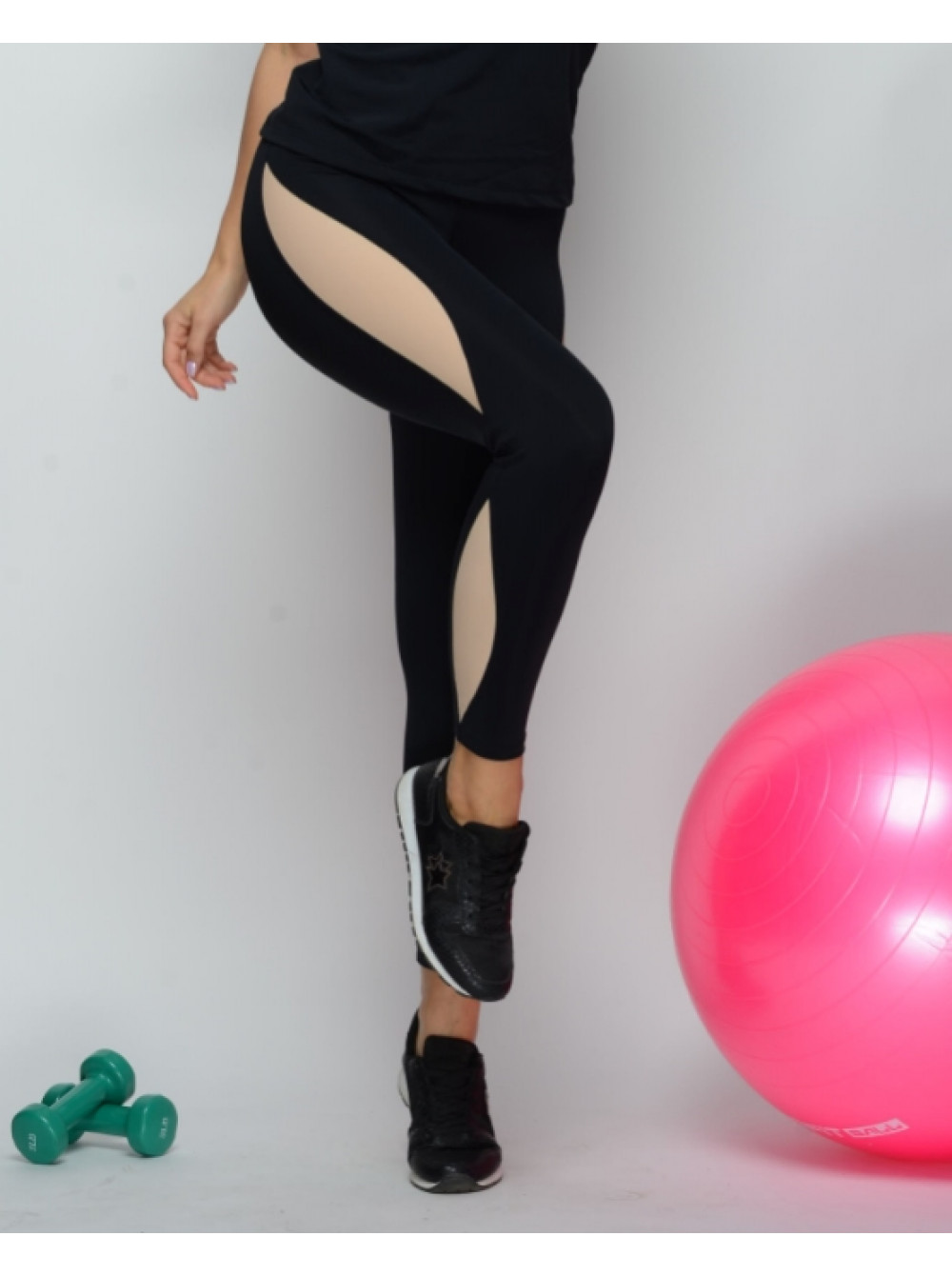 

Спортивные леггинсы GO fitness 70050-7 чер. XL-XXL Черный