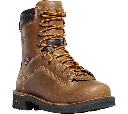 

Мужские ботинки Danner Quarry USA 8" Alloy Toe Distressed Brown 44