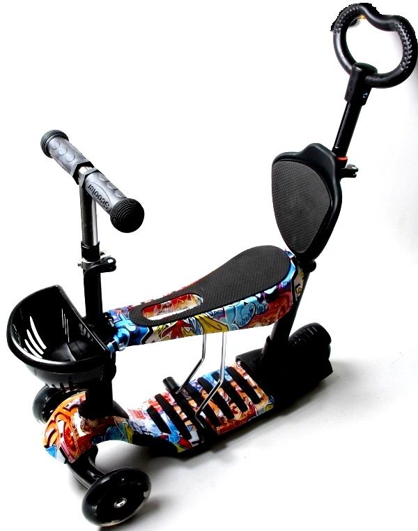 

Самокат Scooter 5в1 Graffiti