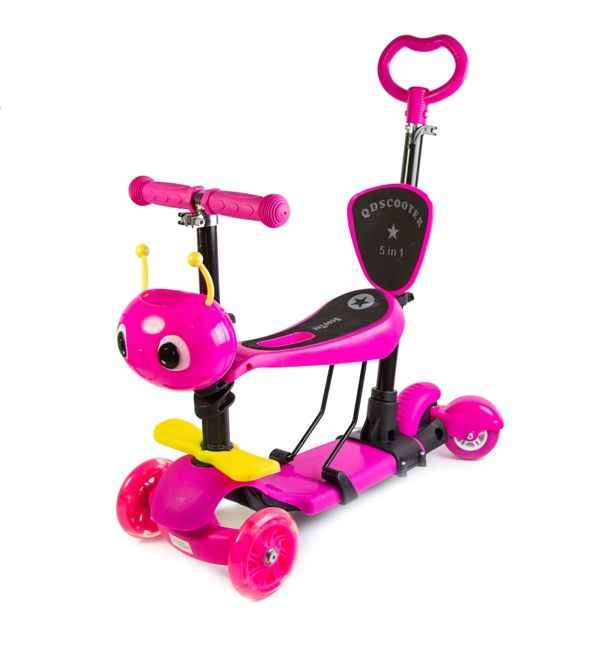 

Самокат Scooter Пчелка 5в1 Pink