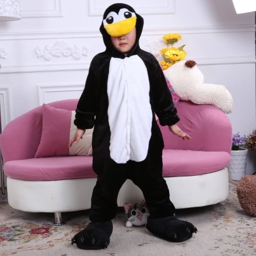 

Пижама Кигуруми детская BearWear Пингвин S 105 - 115 см Черный (K0W1-0084-S)