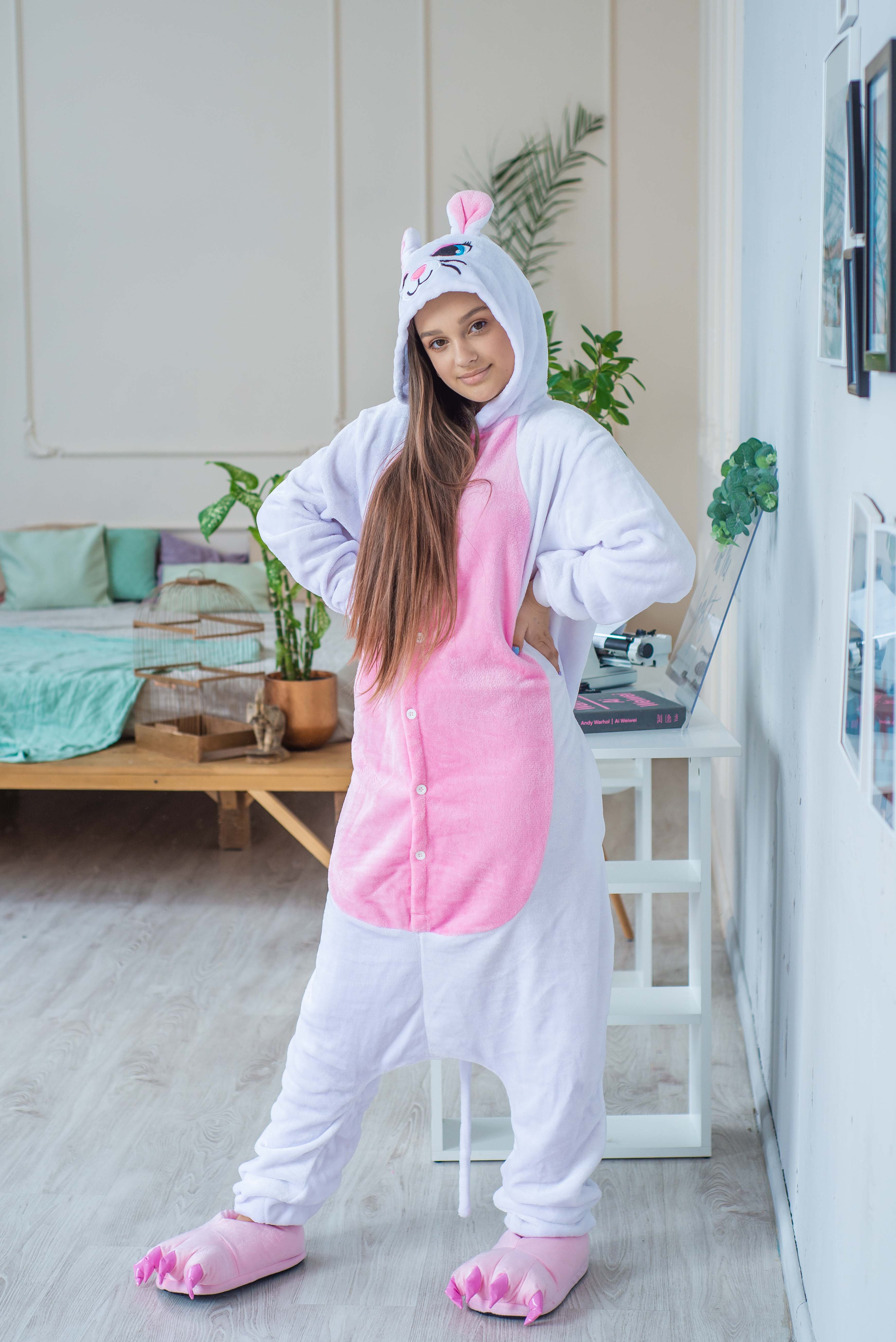 

Пижама Кигуруми взрослая BearWear Котик  175 - 185 см Бело-розовый (K1W1-0046, Пижама Кигуруми взрослая BearWear Котик XL 175 - 185 см Бело-розовый (K1W1-0046-XL)