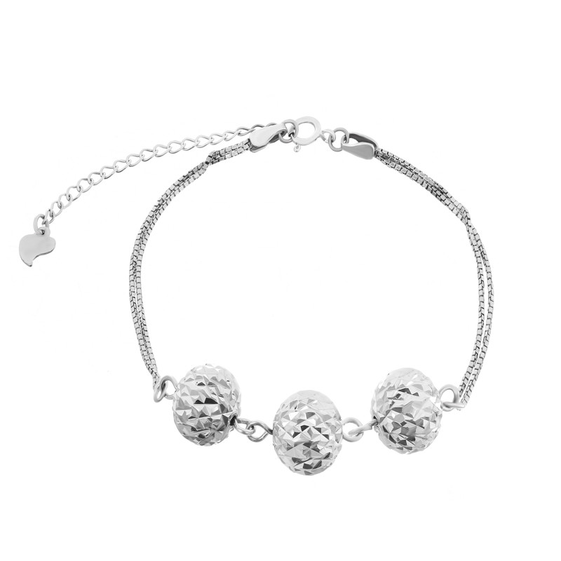 

Серебряный браслет Silvex925 "Шарики" Б2/407