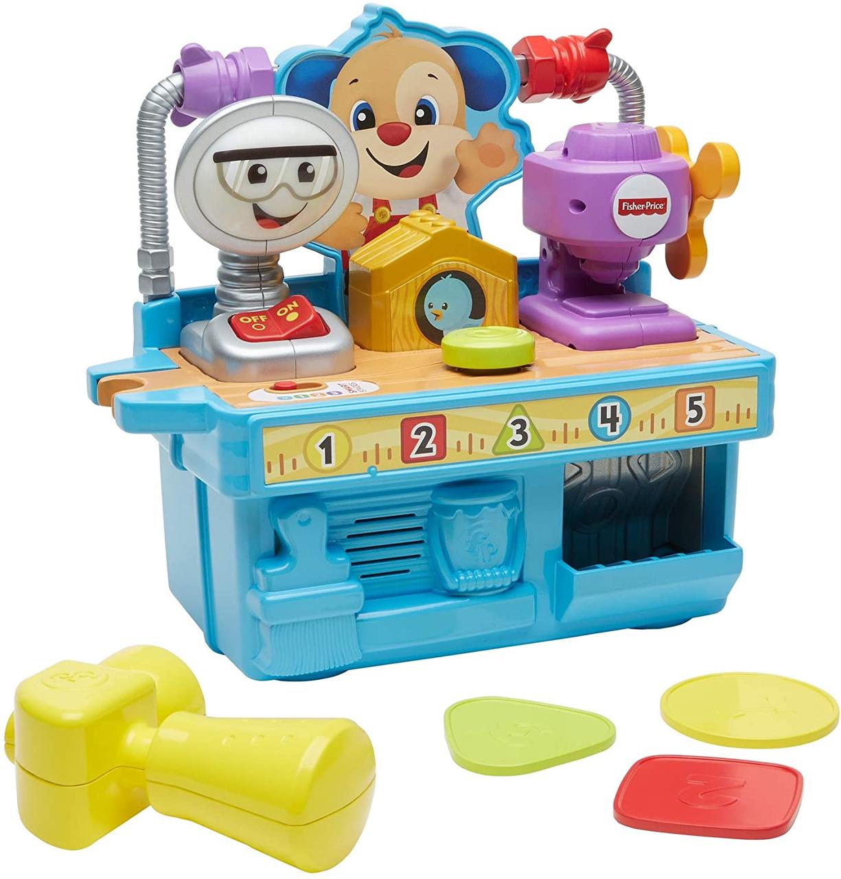 

Развивающая игрушка Фишер-Прайс Fisher-Price Busy Learning Tool Bench,Multicolor