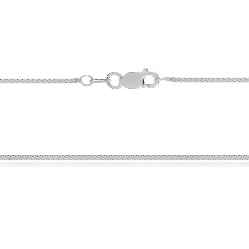 

Серебряная цепь Silvex925 - снейк 850Р 5/55, женская