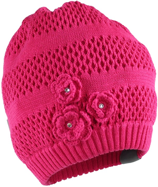Акція на Дитяча демісезонна шапка-біні для дівчинки Huppa Gloria 8343BASE-063 47-49 см від Rozetka