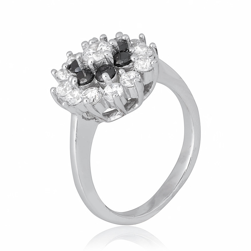 

Серебряное кольцо родированное Silvex925 - К2ФО/344-19,5