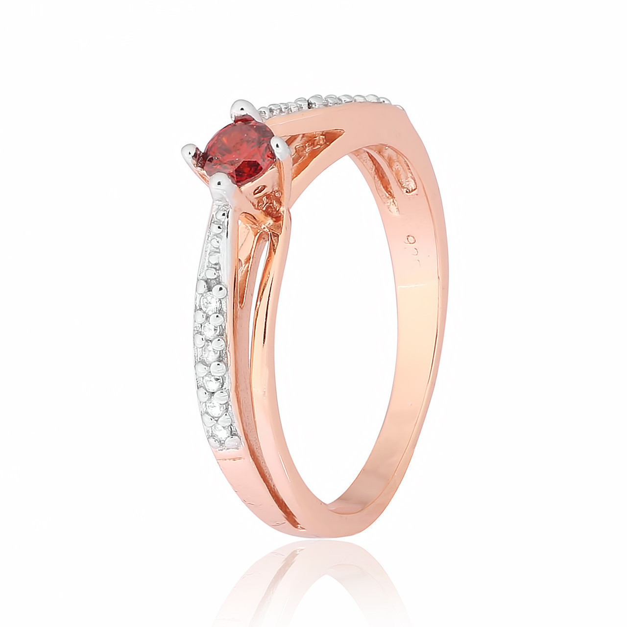 

Серебряное кольцо позолоченное с фианитом Silvex925 К3ФГ/306 - 16