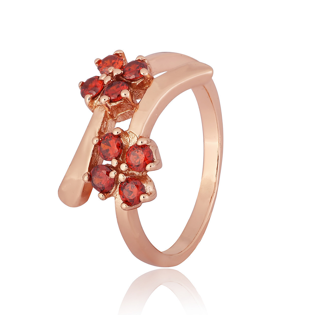 

Серебряное кольцо позолоченное с фианитом Silvex925 К3ФГ/304 - 17,5