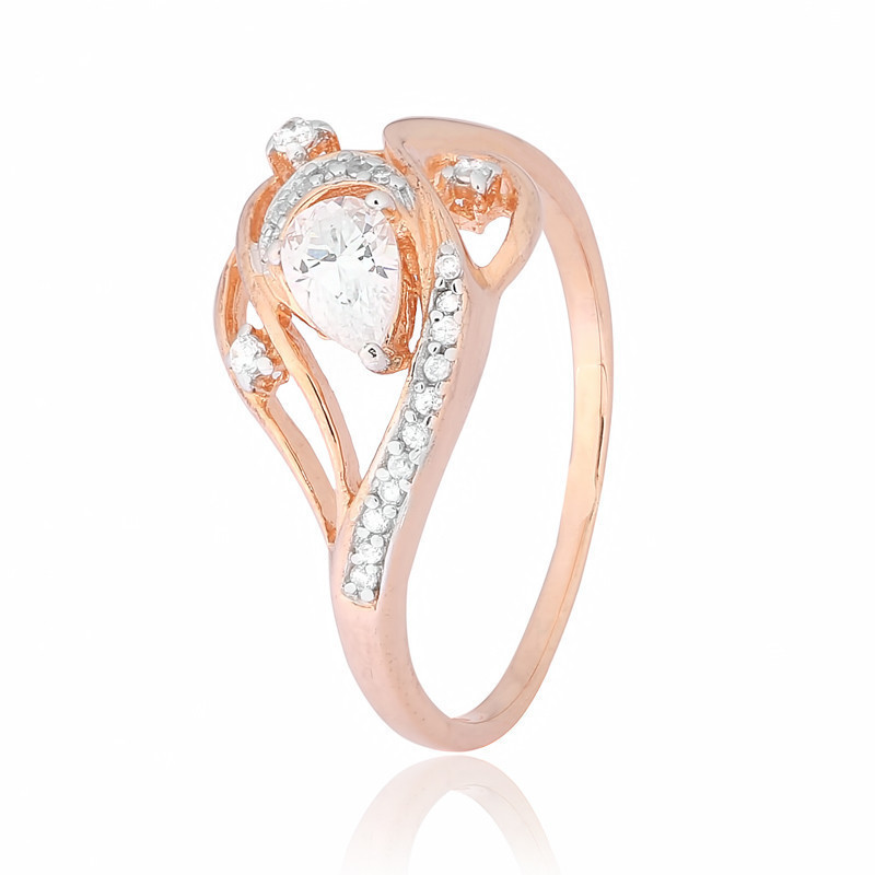 

Серебряное кольцо позолоченное с фианитом Silvex925 КК3Ф/344 - 18,5