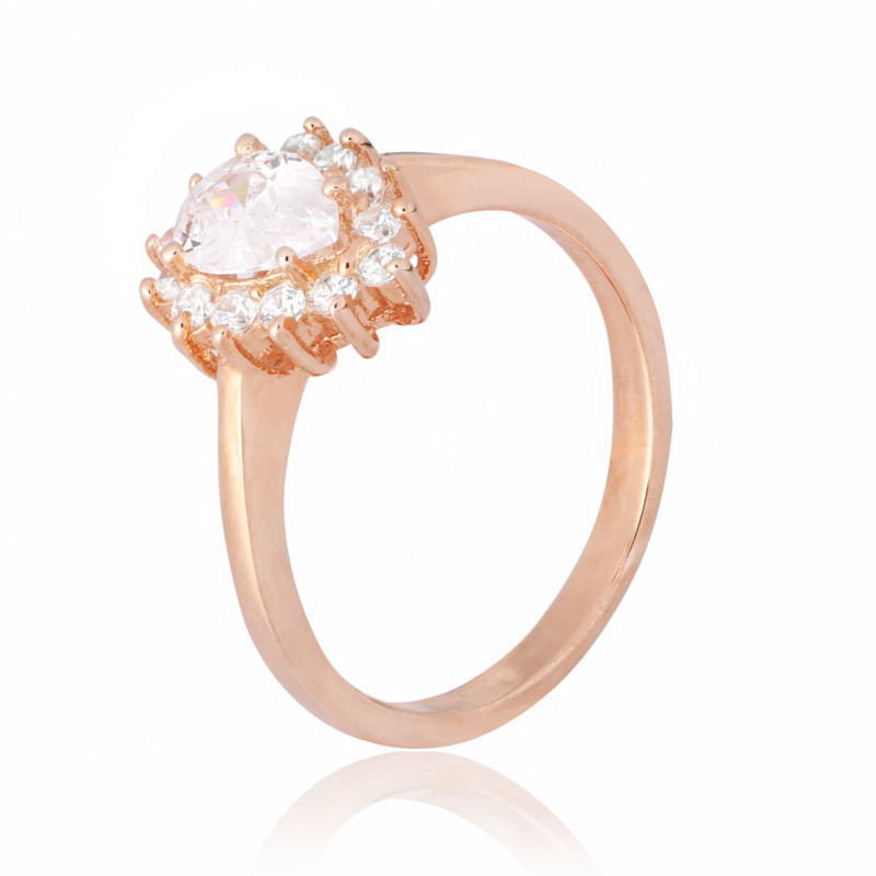 

Серебряное кольцо позолоченное с фианитом Silvex925 КК3Ф/383 - 17,5