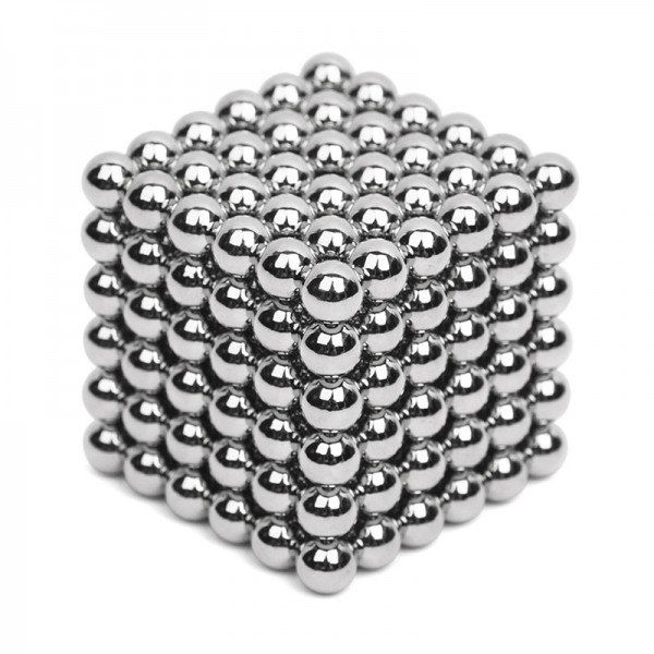 

Конструктор головоломка Neocube Hot Trend Silver неокуб 216 магнитов 5мм в боксе