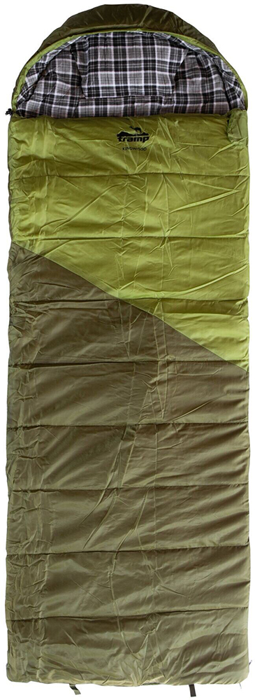 

Спальный мешок Tramp Kingwood Regular 220/80 TRS-053R левый Темно-оливковый / Серый (TRS-053R-L)