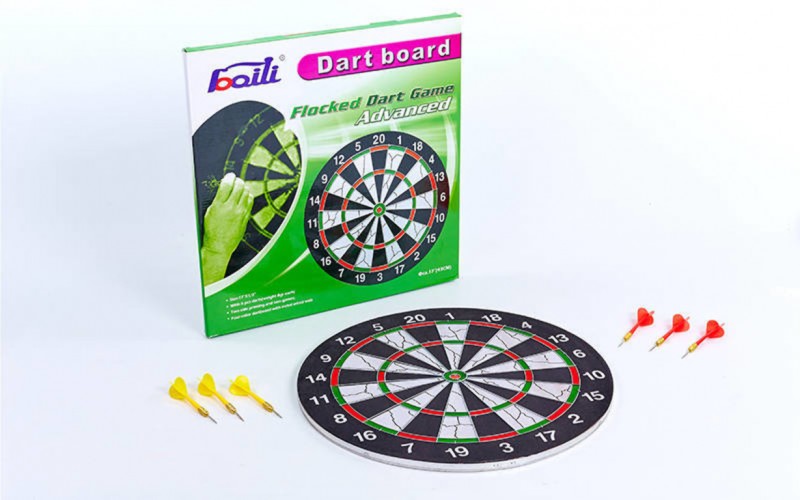 

Мишень для игры в дартс из флока Baili 17in Flocked BL-17115 (PS02327)