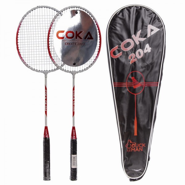 

Набор для бадминтона 2 ракетки в чехле COKA CK-204 Red (PS02237)