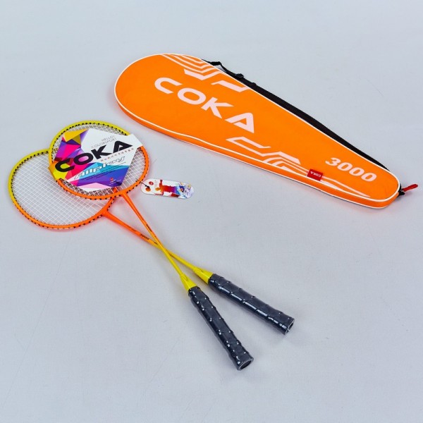 

Набор для бадминтона 2 ракетки в чехле COCA 3000 Orange (PS02227)