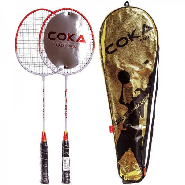 

Набор для бадминтона 2 ракетки в чехле COKA TX-1007 Yellow (PS02247)