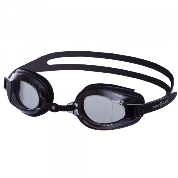 

Очки для плавания MadWave STALKER M041904черный (PL000191)