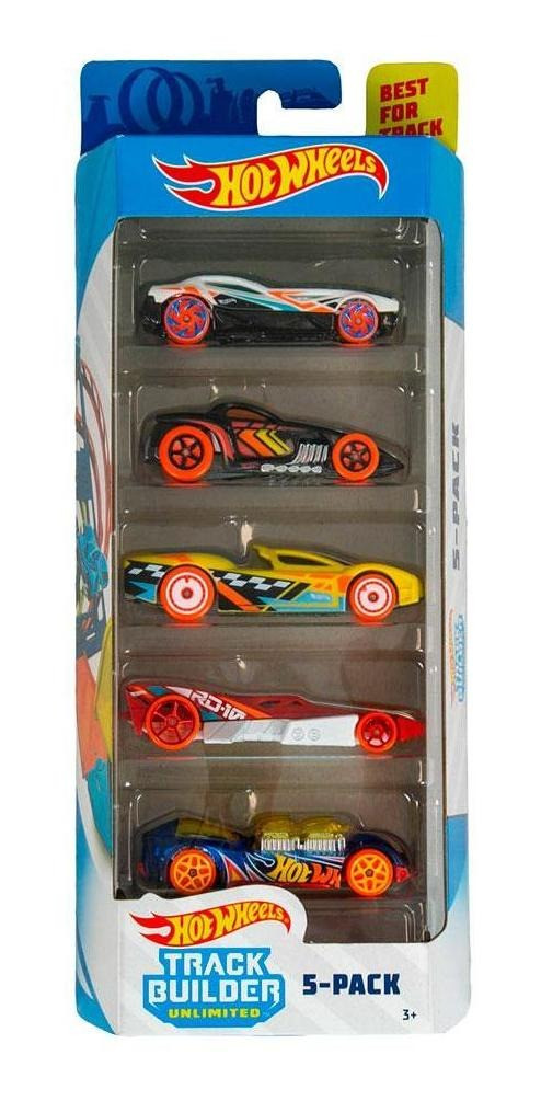 

Набір машинок Hot Wheels Track Builders Unlimited 5-Pack 1:64 (1806) (GHP53) (B0851RL572)