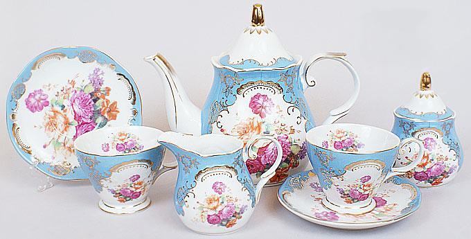 

Чайный сервиз "Gold Tea Blue" 15 предметов 200мл