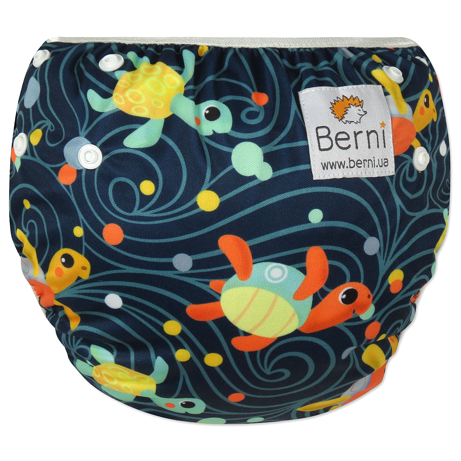 

Детские многоразовые трусики для плавания Berni Черепахи 3-10 кг Разноцветные (46177)