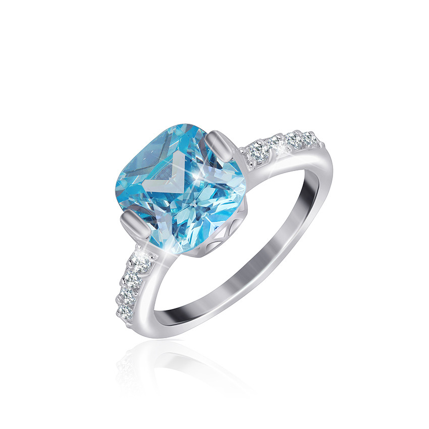 

Серебряное кольцо с фианитом Silvex925 КК2ФТ/387 - 15,5