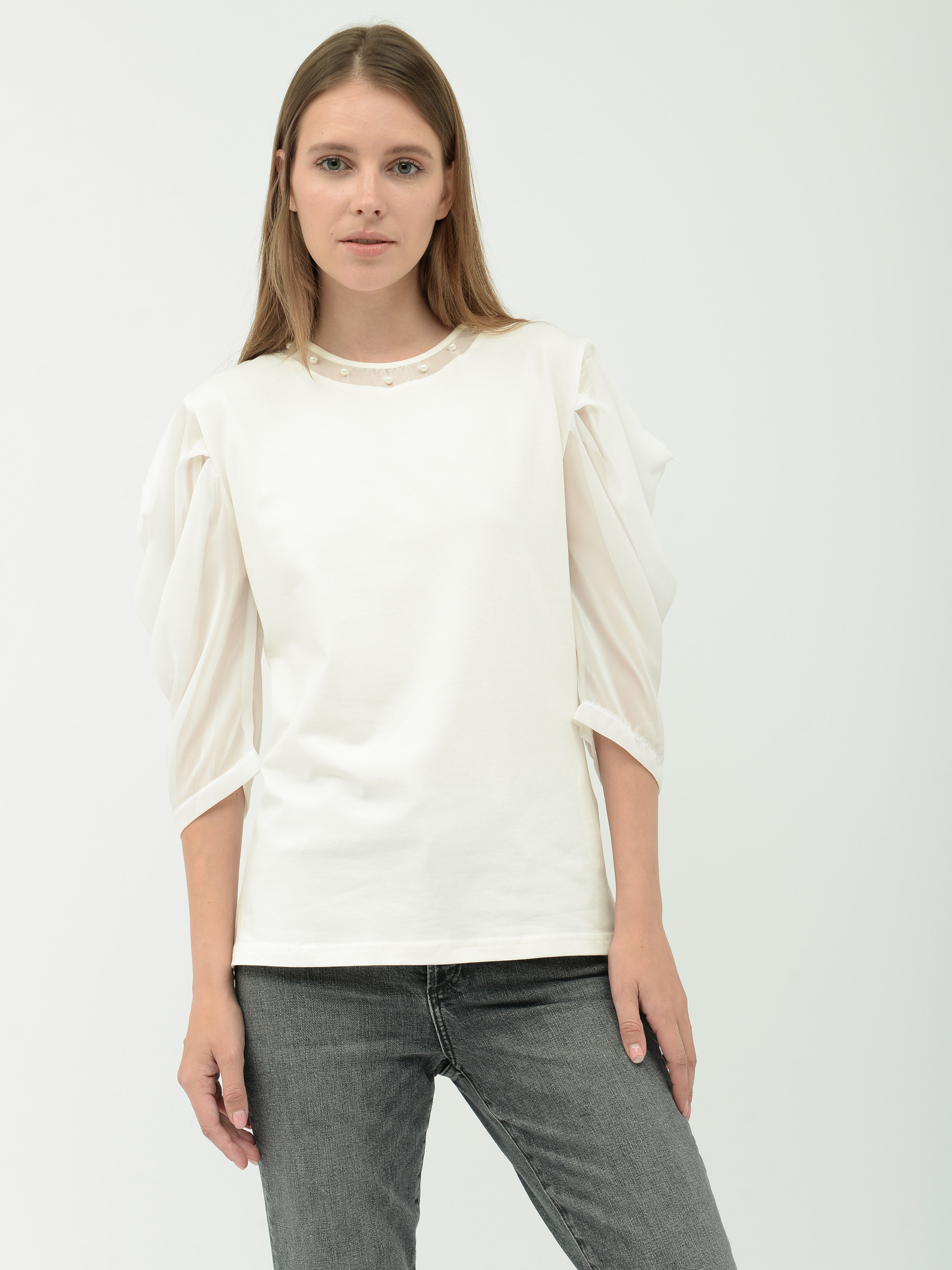 

Блузка Liu Jo 9599.2 46 (40) Белая
