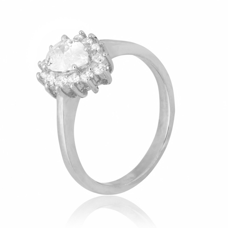 

Серебряное кольцо с фианитом Silvex925 КК2Ф/383 - 17