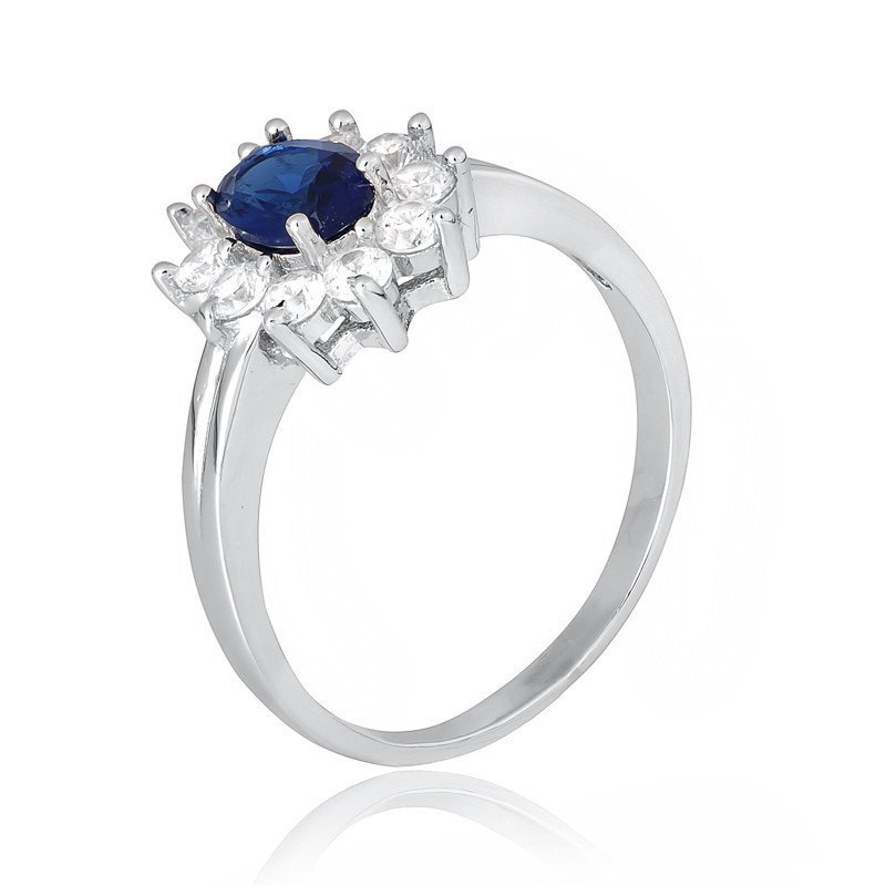 

Серебряное кольцо с фианитом Silvex925 КК2ФС/386 - 16,5