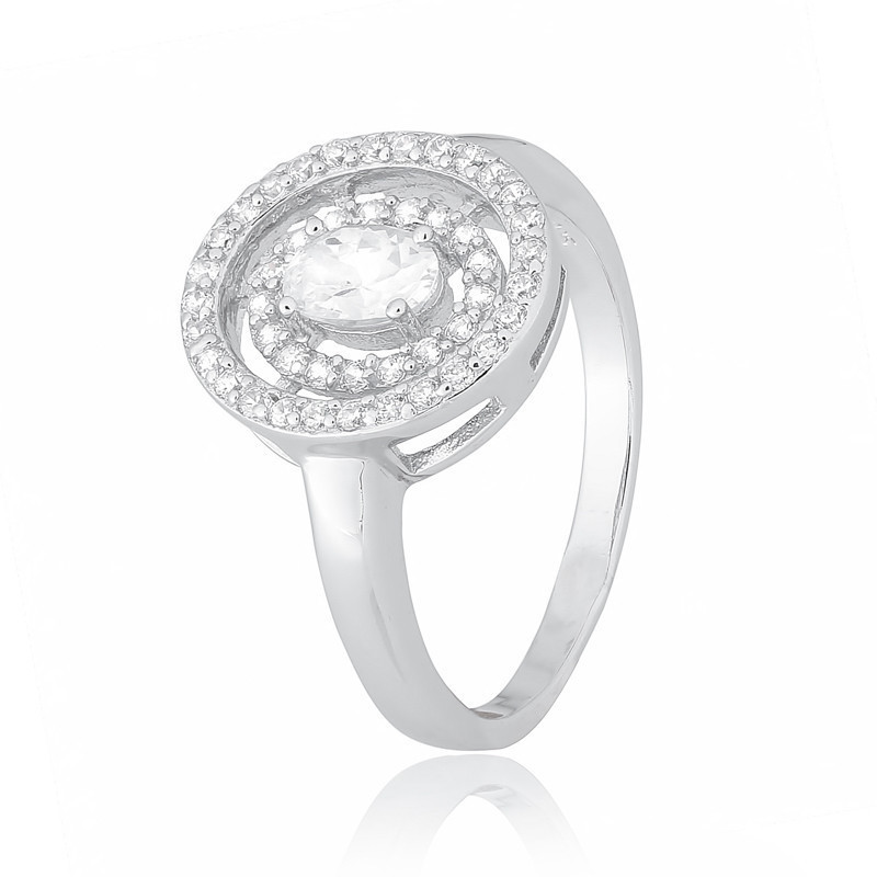

Серебряное кольцо с фианитом Silvex925 КК2Ф/436 - 19