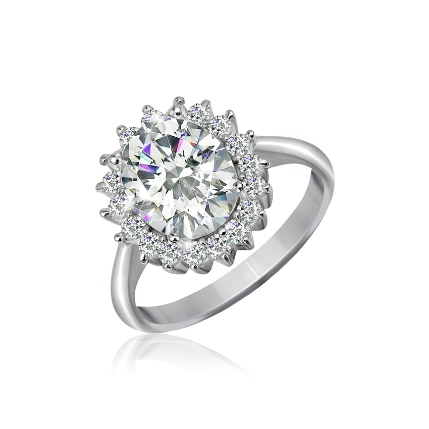 

Серебряное кольцо с фианитом Silvex925 КК2Ф/396 - 17,5