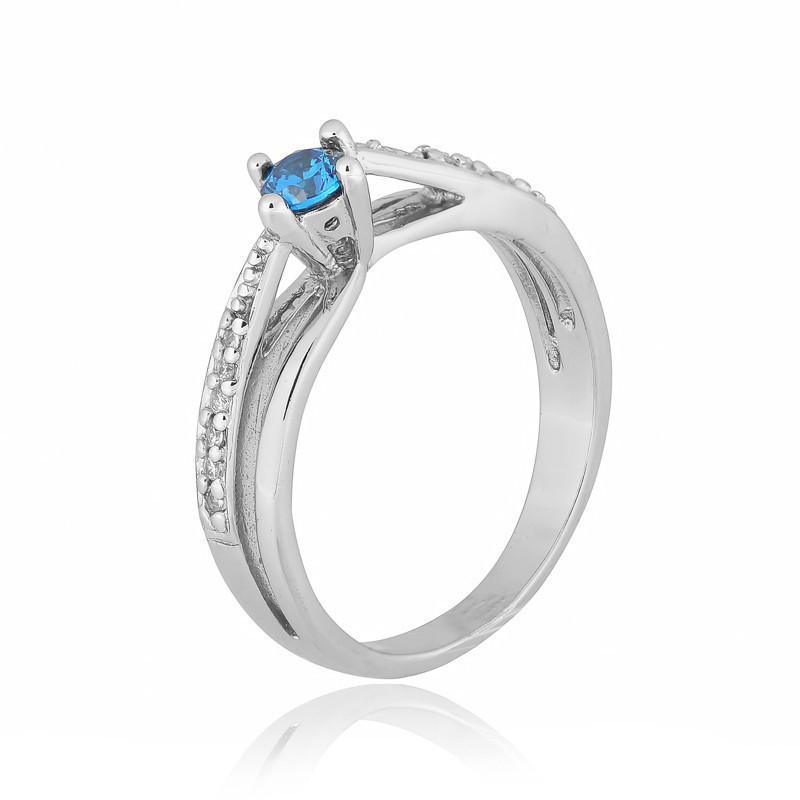 

Серебряное кольцо с фианитом Silvex925 К2ФЛТ/306 - 18
